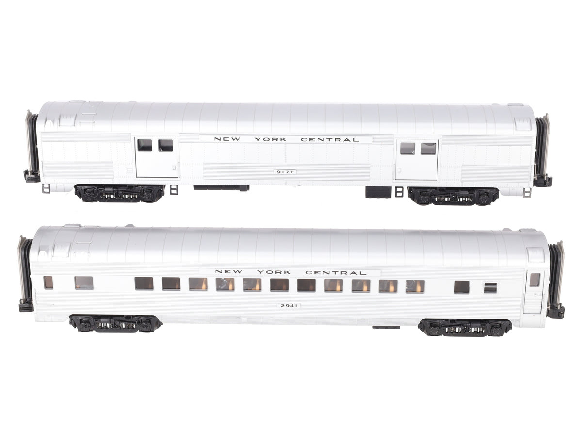 MTH 20-69127 O NYC 70’ ABS Baggage/Coach Ribbed Passenger Set (Set of 2)