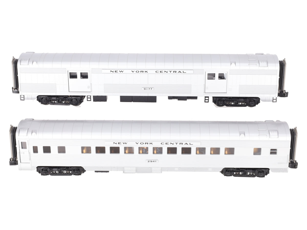 MTH 20-69127 O NYC 70’ ABS Baggage/Coach Ribbed Passenger Set (Set of 2)