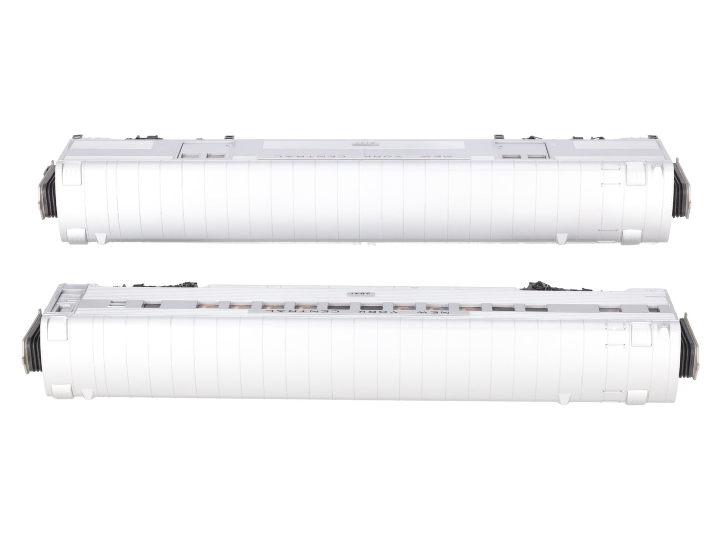 MTH 20-69127 O NYC 70’ ABS Baggage/Coach Ribbed Passenger Set (Set of 2) EX/Box