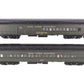 MTH 20-4122 O Gauge NYC 70' Madison Combine/Diner Passenger Car Set (Pack of 2) VG/Box