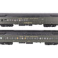 MTH 20-4122 O Gauge NYC 70' Madison Combine/Diner Passenger Car Set (Pack of 2) VG/Box