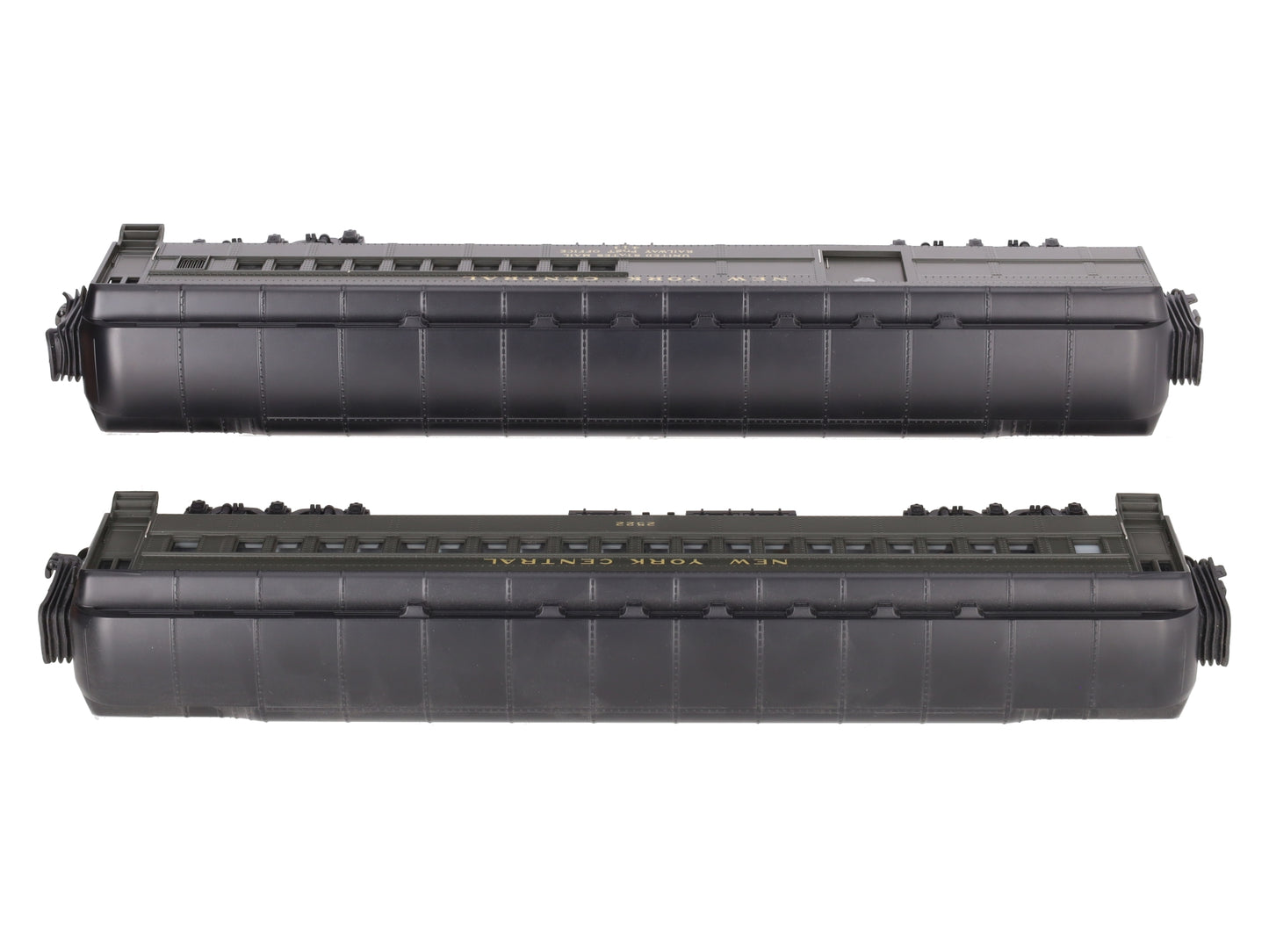 MTH 20-4122 O Gauge NYC 70' Madison Combine/Diner Passenger Car Set (Pack of 2) VG/Box