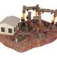 Lionel 6-24112 O Gauge Oil Field With 7 Oil Wells & Bubble Tubes