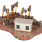 Lionel 6-24112 O Gauge Oil Field With 7 Oil Wells & Bubble Tubes