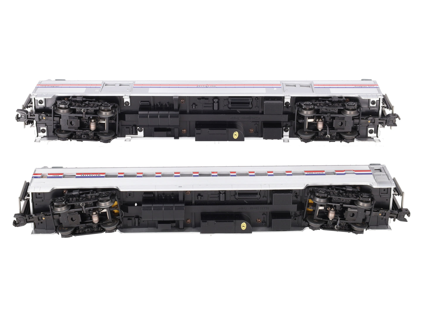 MTH 20-69151 O Amtrak 70' Streamlined Baggage/Coach Passenger Car Set (Set of 2)
