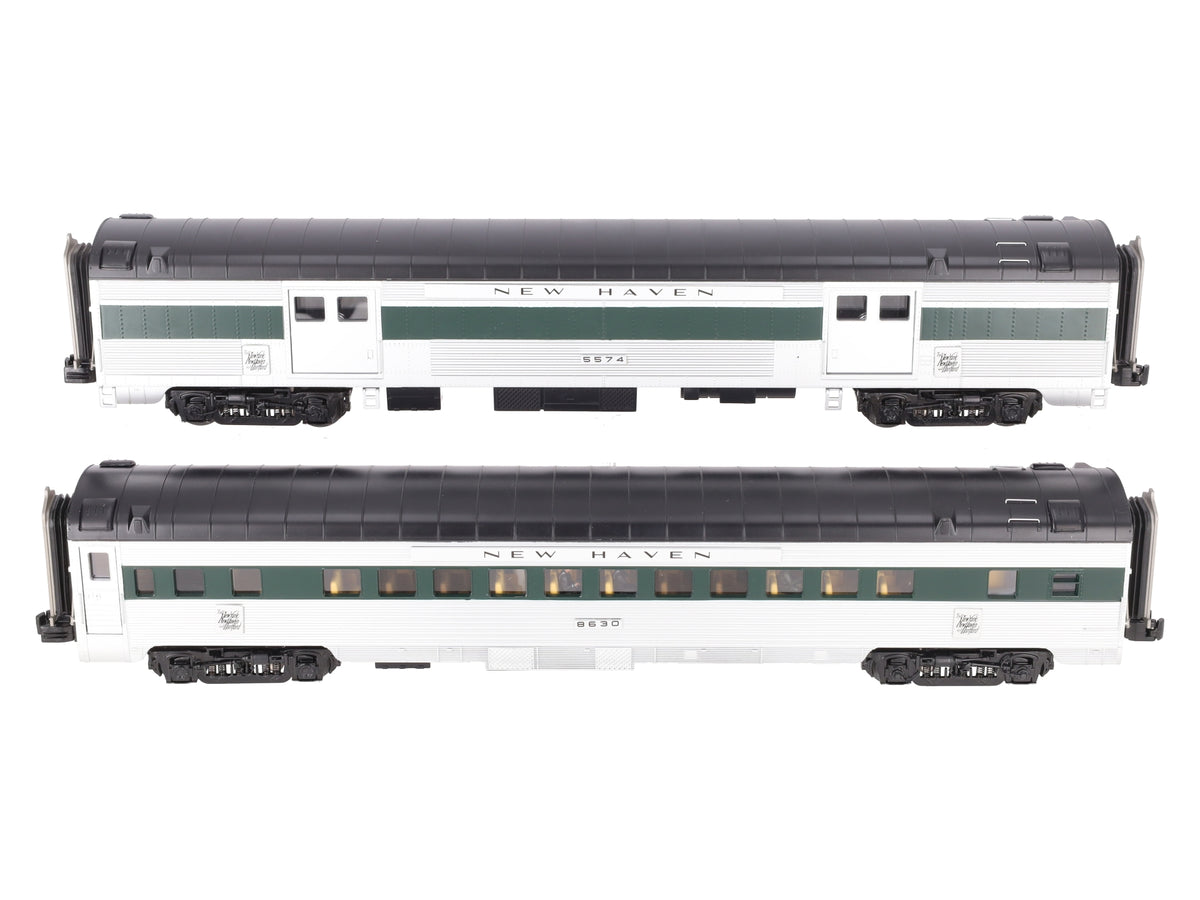 MTH 20-69197 O Gauge New Haven Baggage/Coach Passenger Set LN/Box