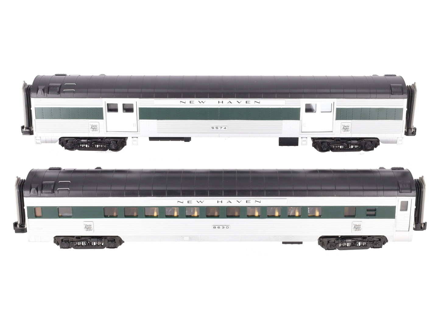MTH 20-69197 O Gauge New Haven Baggage/Coach Passenger Set EX/Box