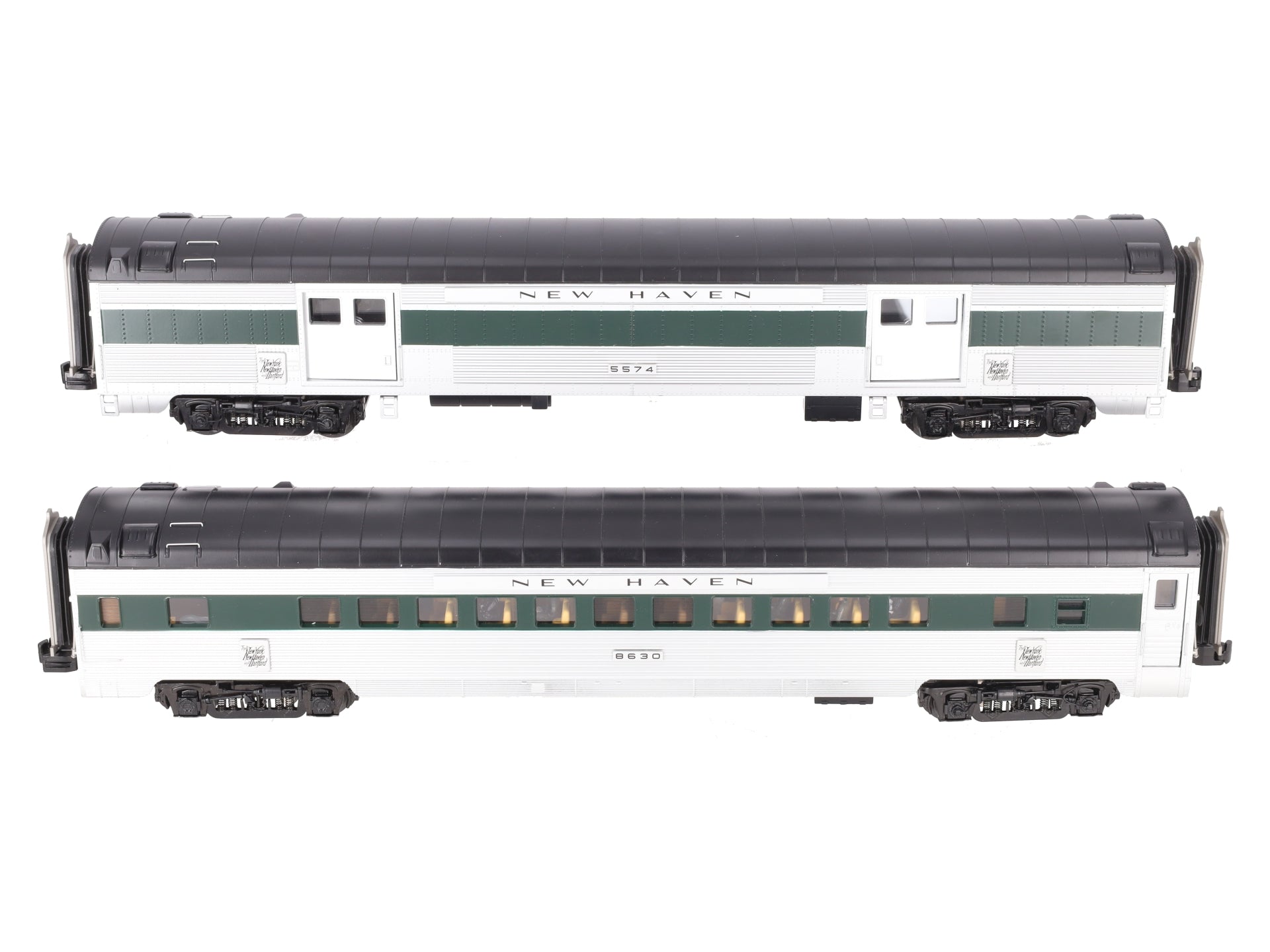 MTH 20-69197 O Gauge New Haven Baggage/Coach Passenger Set EX/Box
