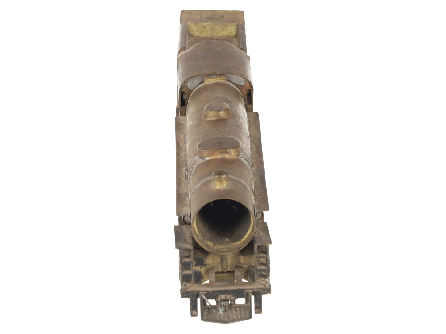 S Scale Brass 2-8-2 Steam Locomotive & Tender VG