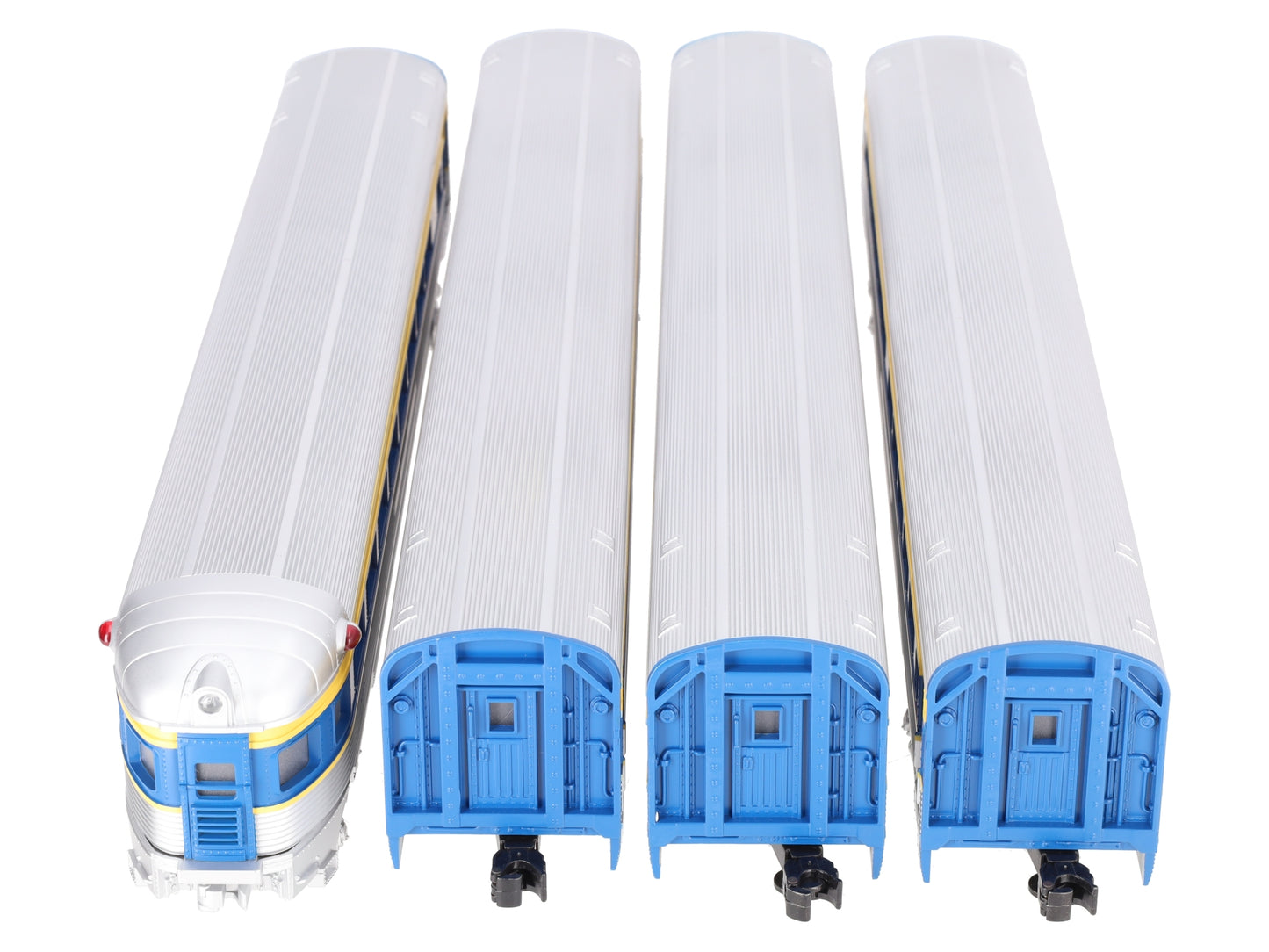 Williams 43167 O Gauge D&H 72 Ft. Streamline Passenger Car (Pack of 4) EX/Box