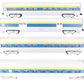 Williams 43167 O Gauge D&H 72 Ft. Streamline Passenger Car (Pack of 4)