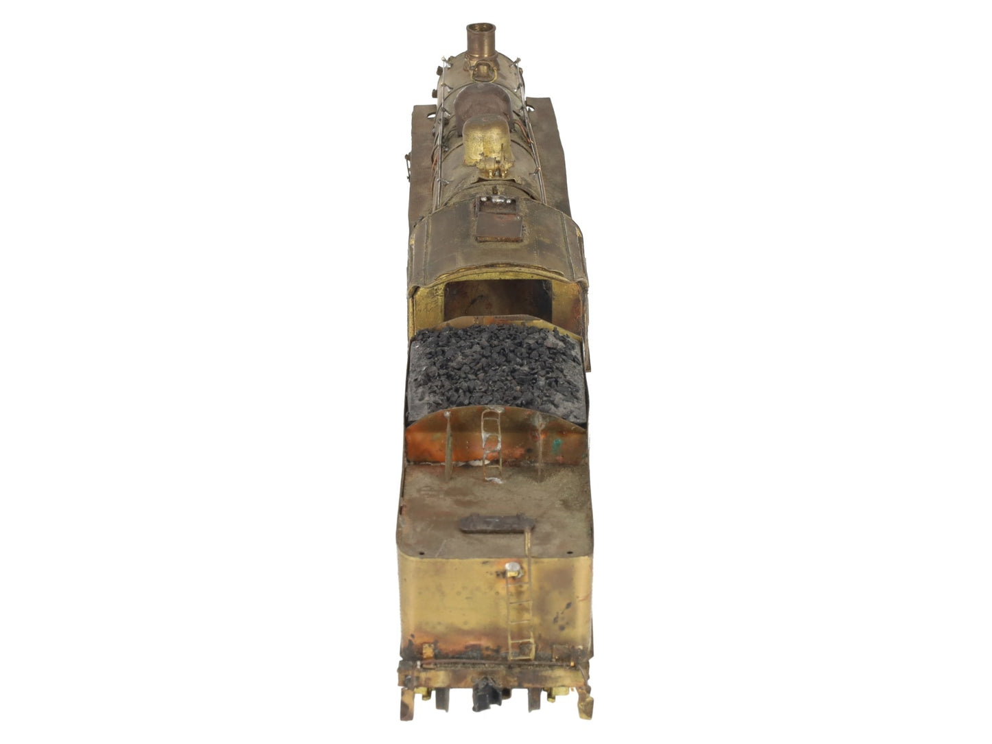 S Scale Brass 4-6-2 Pacific Steam Locomotive & Tender EX
