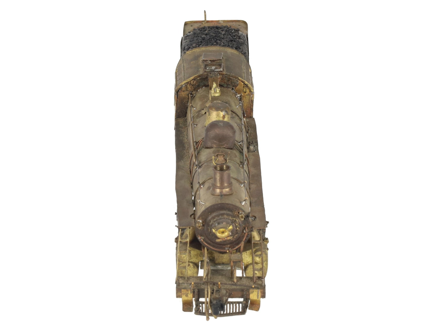 S Scale Brass 4-6-2 Pacific Steam Locomotive & Tender EX