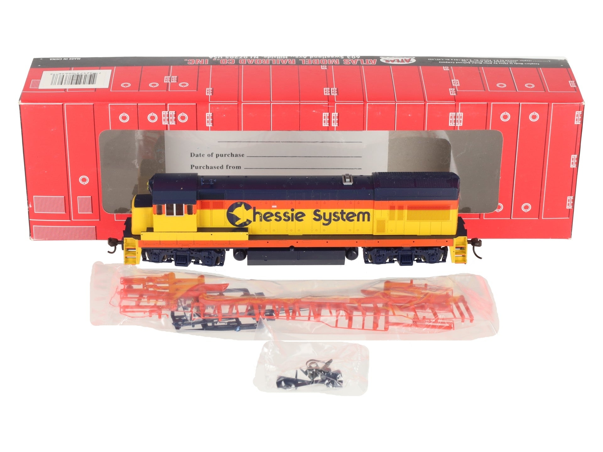 Atlas 8696 HO Scale Chessie System GE U23B Locomotive EX/Box