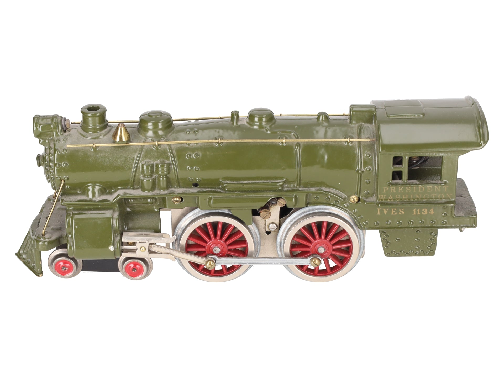 Ives 1134 Vintage Standard Gauge 4-4-2 Steam Locomotive EX