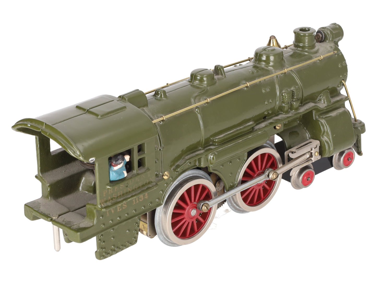 Ives 1134 Vintage Standard Gauge 4-4-2 Steam Locomotive EX