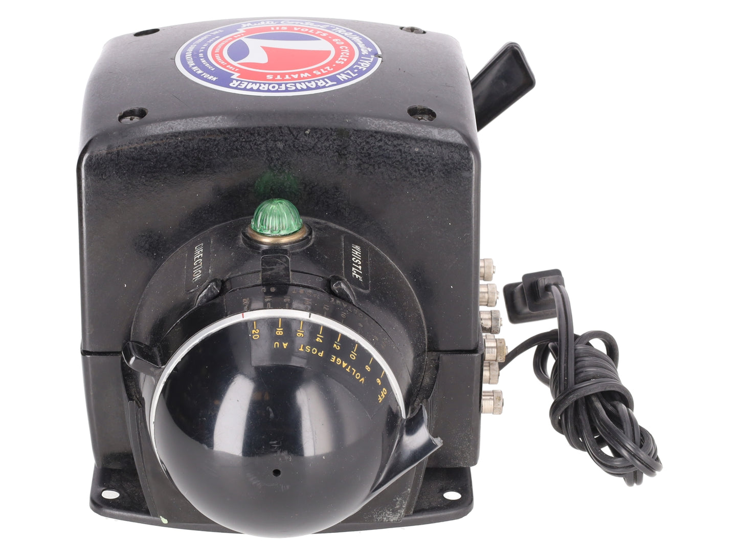 Lionel ZW O Gauge Vintage Trainmaster 275 Watt Transformer with Whistle VG