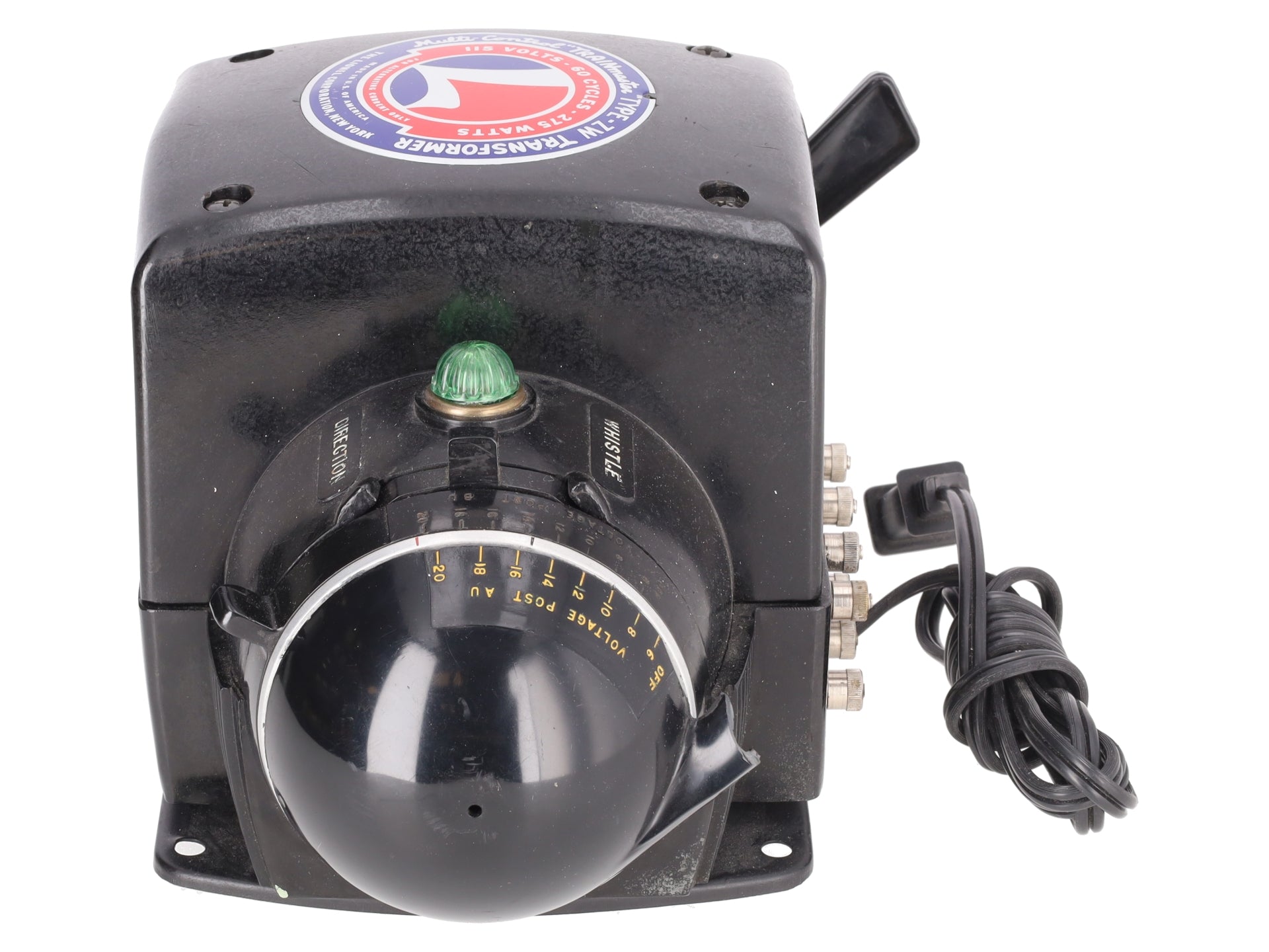 Lionel ZW O Gauge Vintage Trainmaster 275 Watt Transformer with Whistle VG
