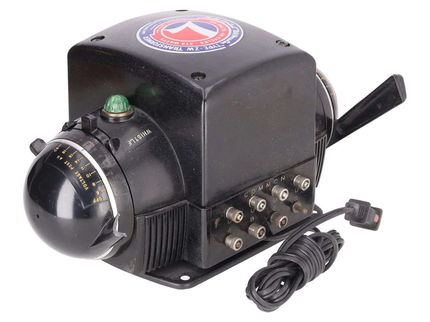 Lionel ZW O Gauge Vintage Trainmaster 275 Watt Transformer with Whistle VG
