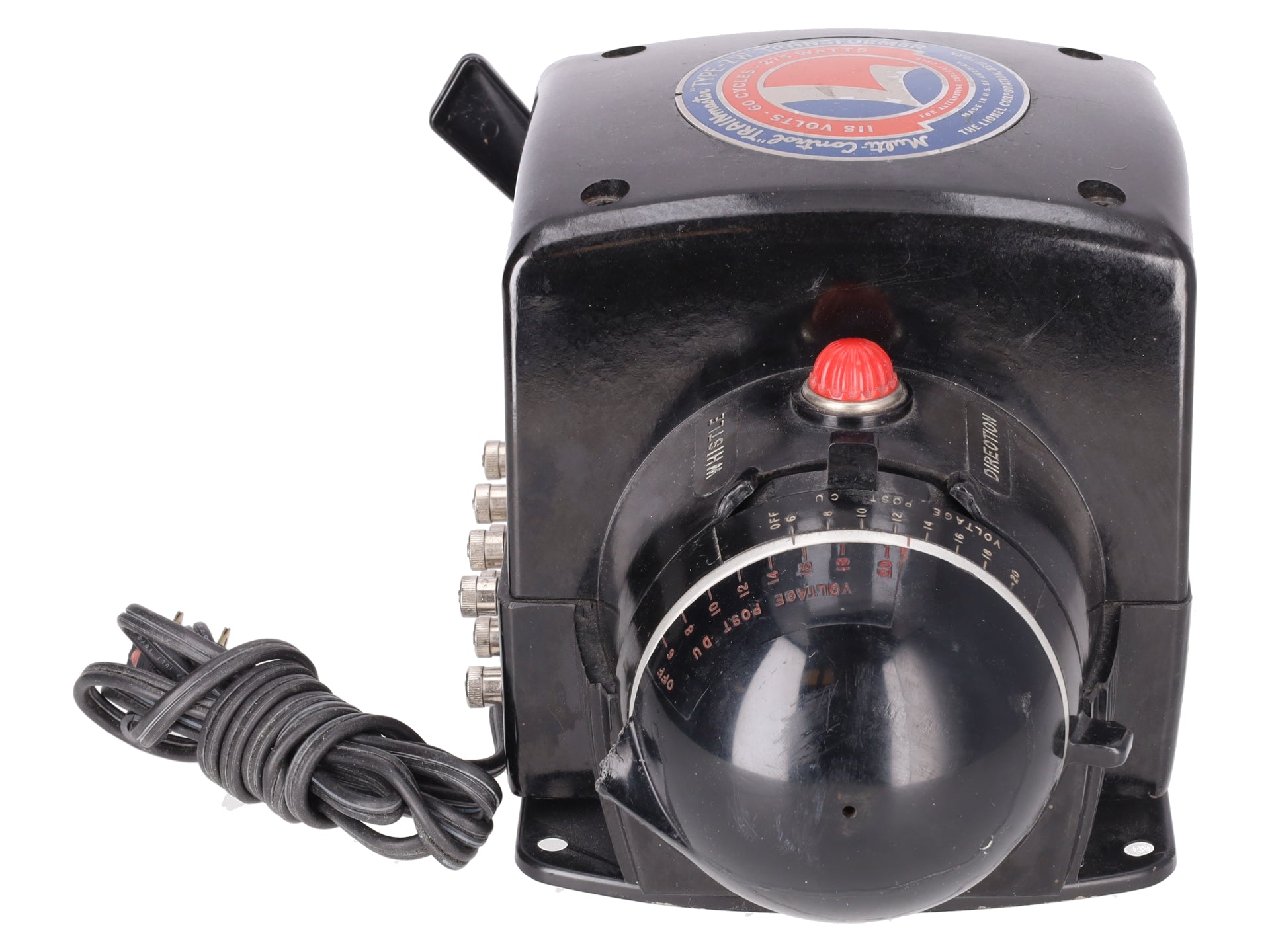 Lionel ZW O Gauge Vintage Trainmaster 275 Watt Transformer with Whistle VG