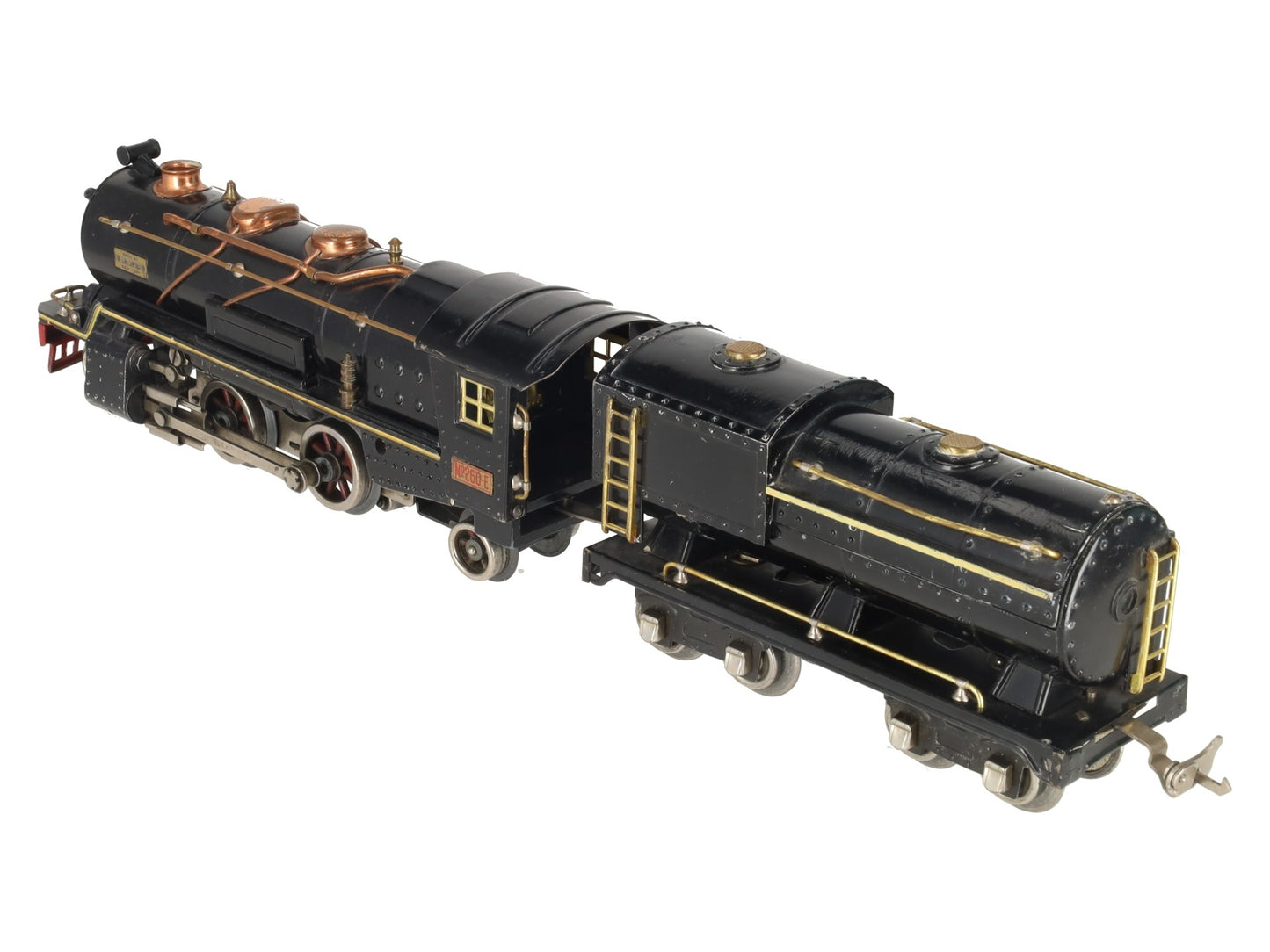 Lionel 260E Vintage O Prewar 2-4-2 Tinplate Steam Locomotive w/ 260T Tender VG