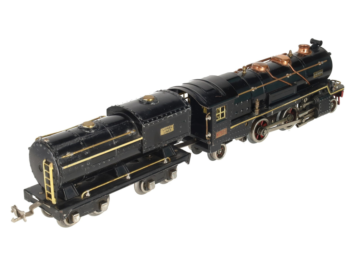 Lionel 260E Vintage O Prewar 2-4-2 Tinplate Steam Locomotive w/ 260T Tender VG
