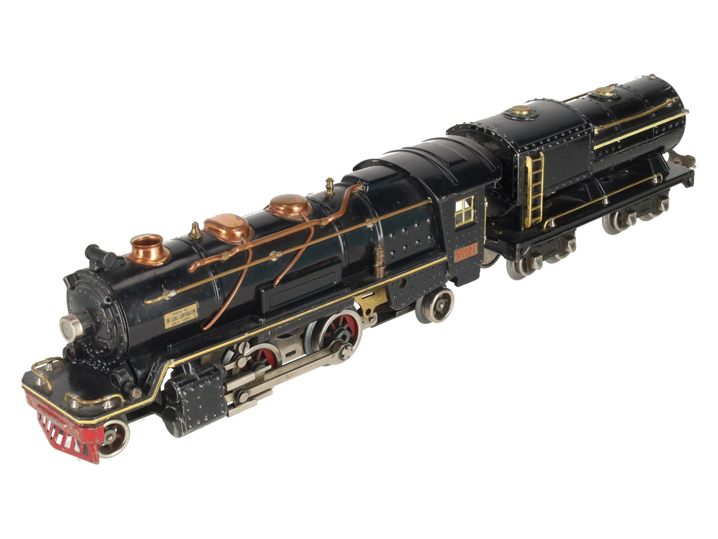 Lionel 260E Vintage O Prewar 2-4-2 Tinplate Steam Locomotive w/ 260T Tender VG