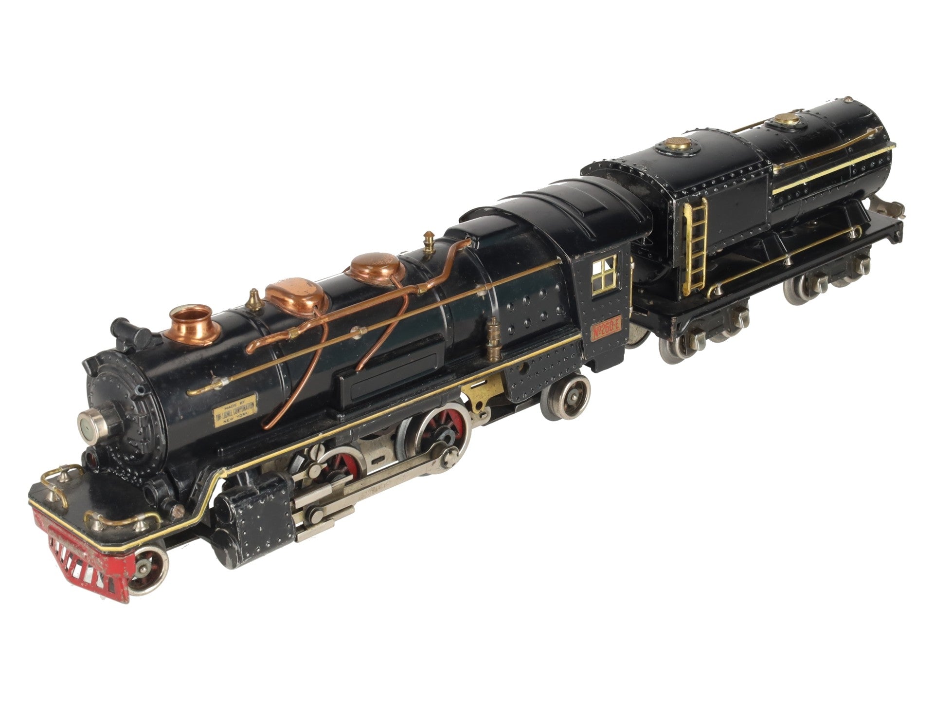 Lionel 260E Vintage O Prewar 2-4-2 Tinplate Steam Locomotive w/ 260T Tender VG