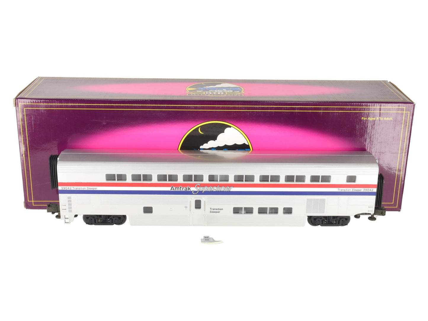 MTH 20-6540 O Gauge Amtrak Superliner Transitional Sleeper #32009 VG/Box
