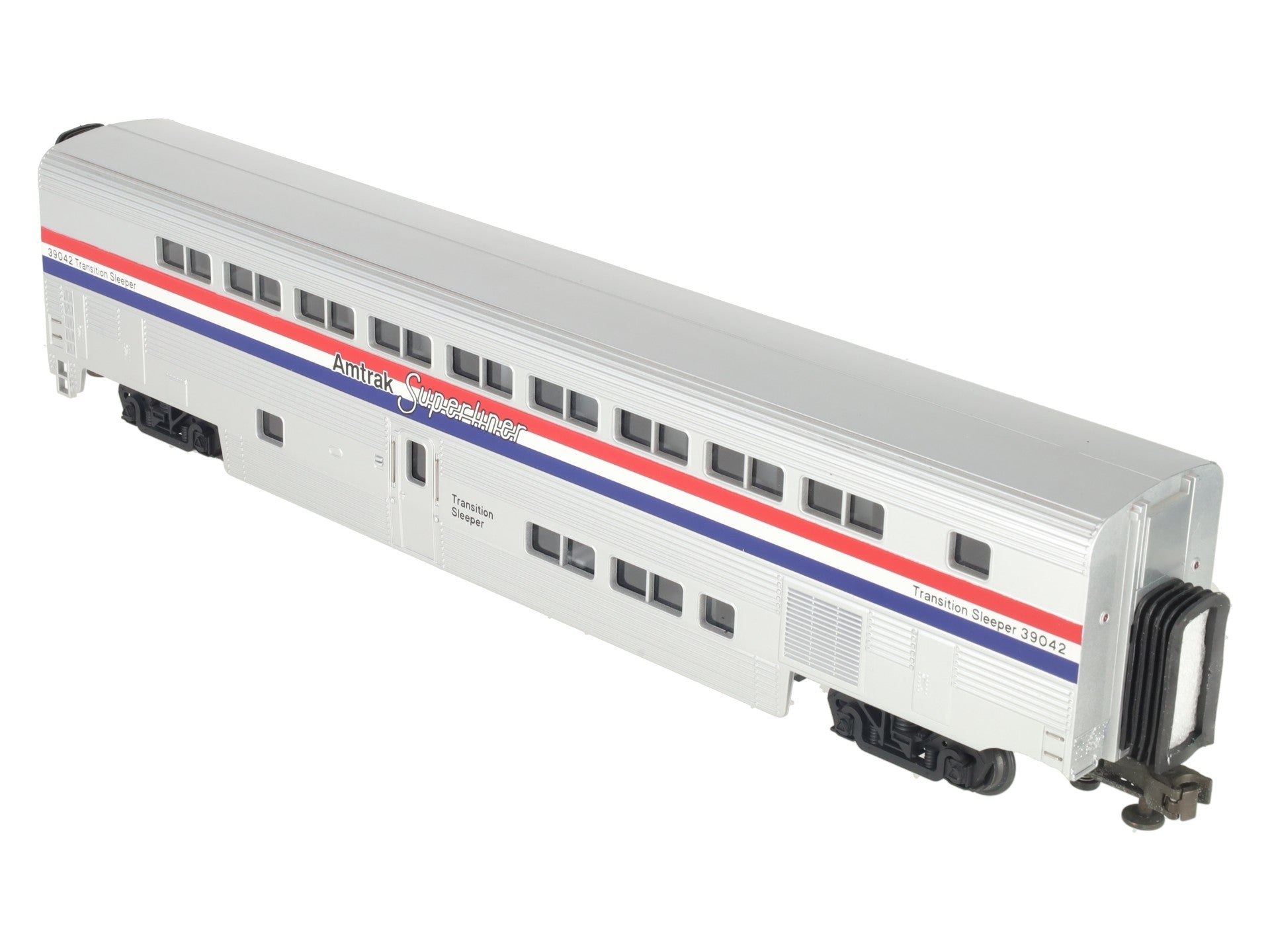 MTH 20-6540 O Gauge Amtrak Superliner Transitional Sleeper #32009 VG/Box