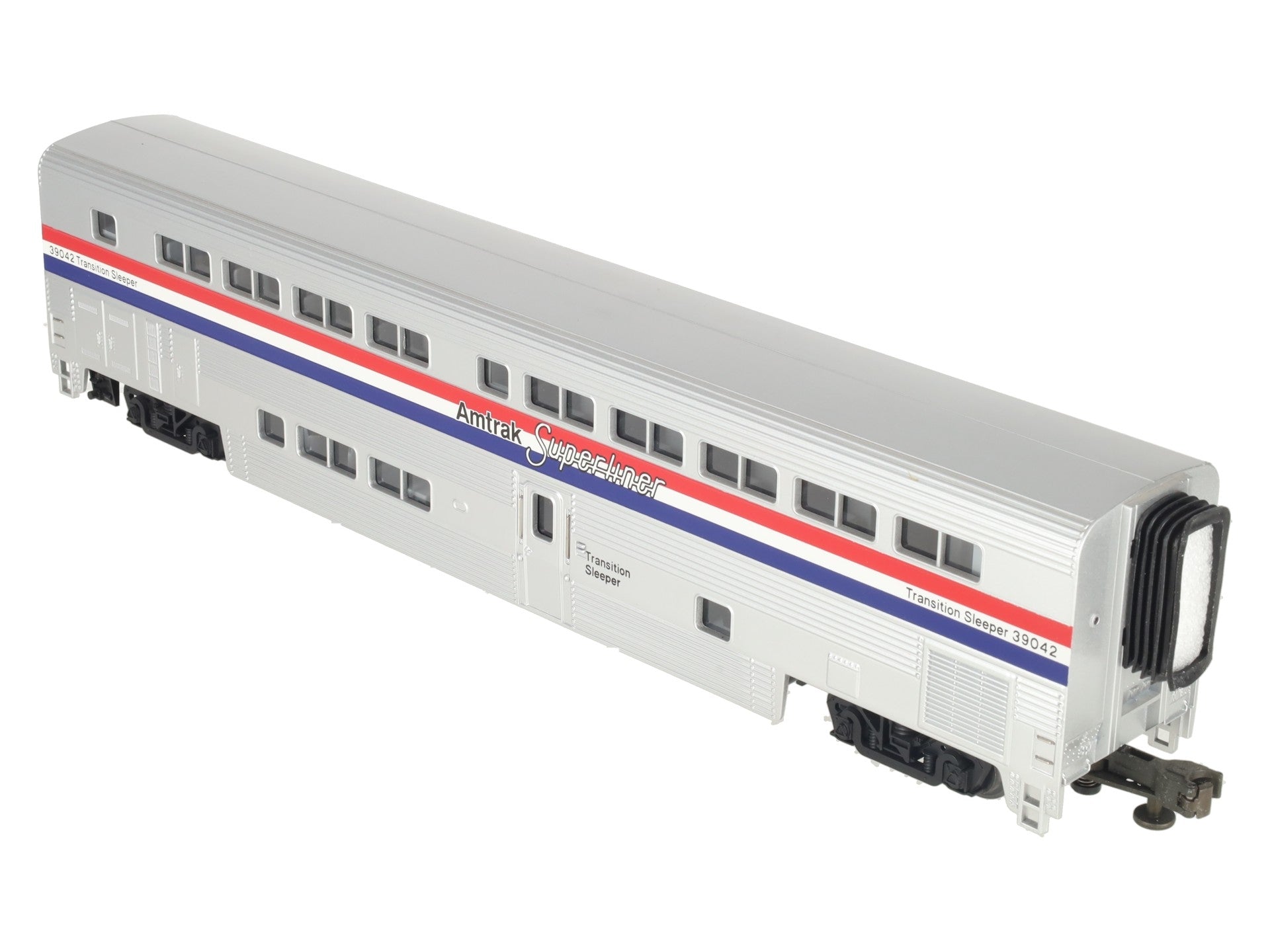 MTH 20-6540 O Gauge Amtrak Superliner Transitional Sleeper #32009 VG/Box