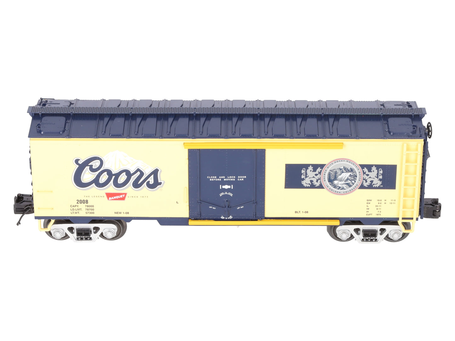 MTH 20-94204 Coors Operating Reefer Car LN/Box