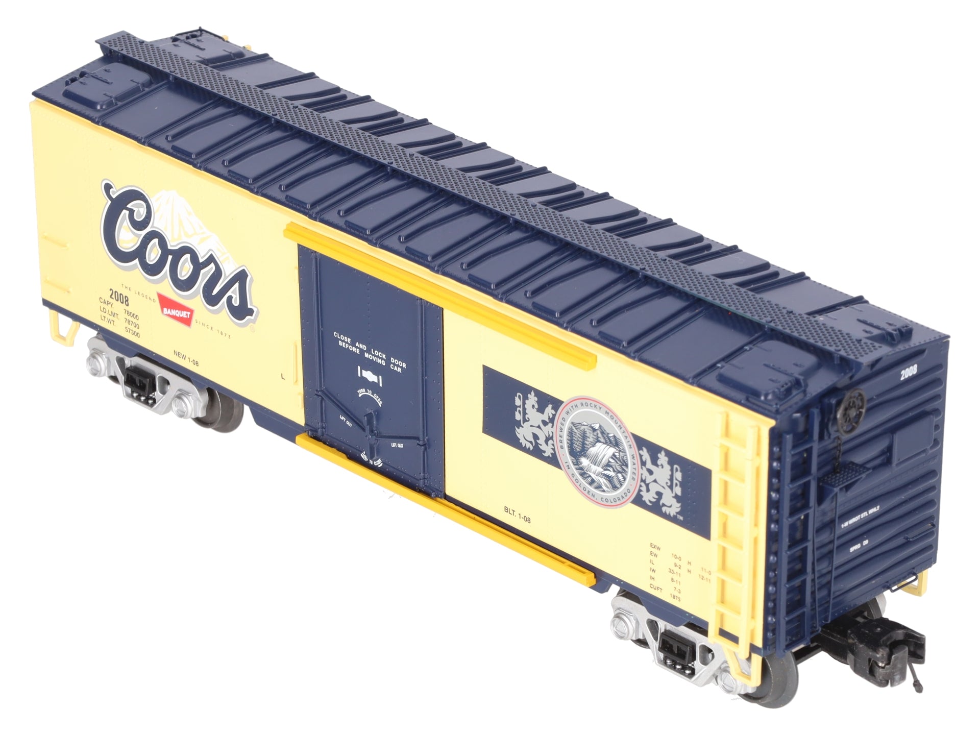 MTH 20-94204 Coors Operating Reefer Car