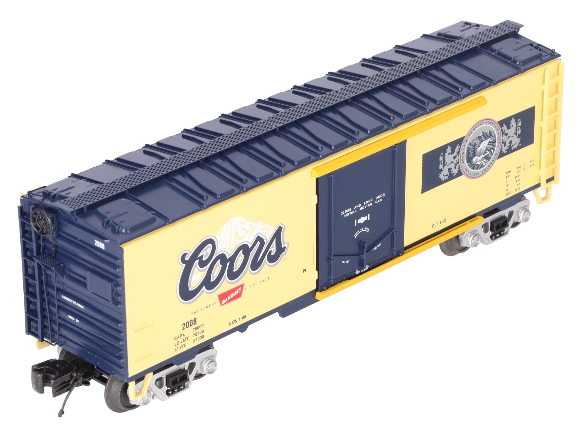 MTH 20-94204 Coors Operating Reefer Car LN/Box