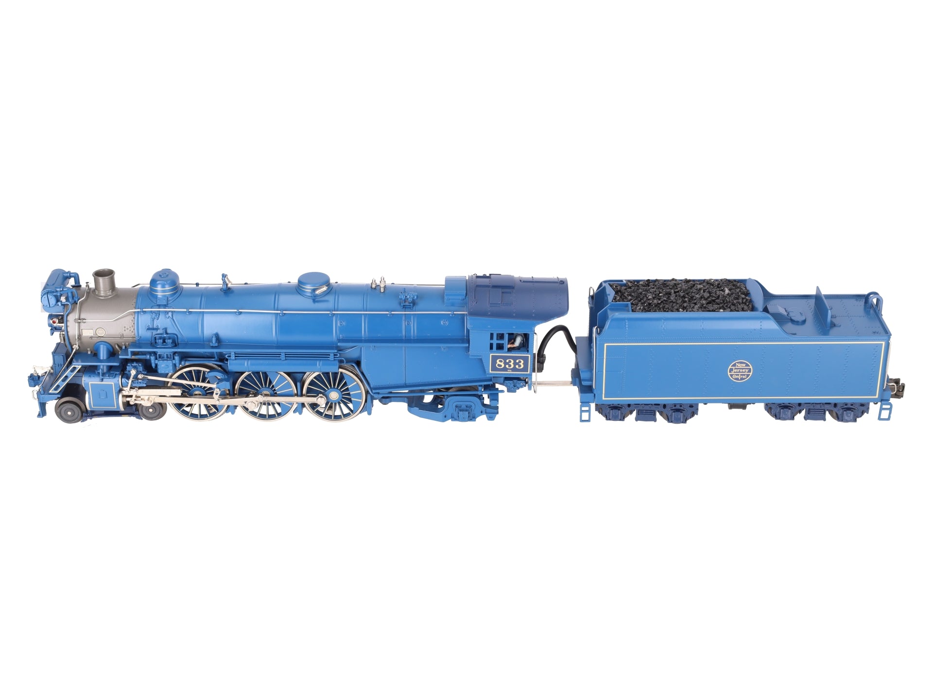 MTH 20-3028-1 O Jersey Central 4-6-2 Blue Comet Steam Locomotive & Tender w/PS1 LN/Box