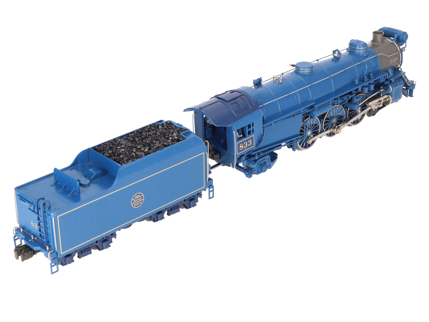 MTH 20-3028-1 O Jersey Central 4-6-2 Blue Comet Steam Locomotive & Tender w/PS1 LN/Box