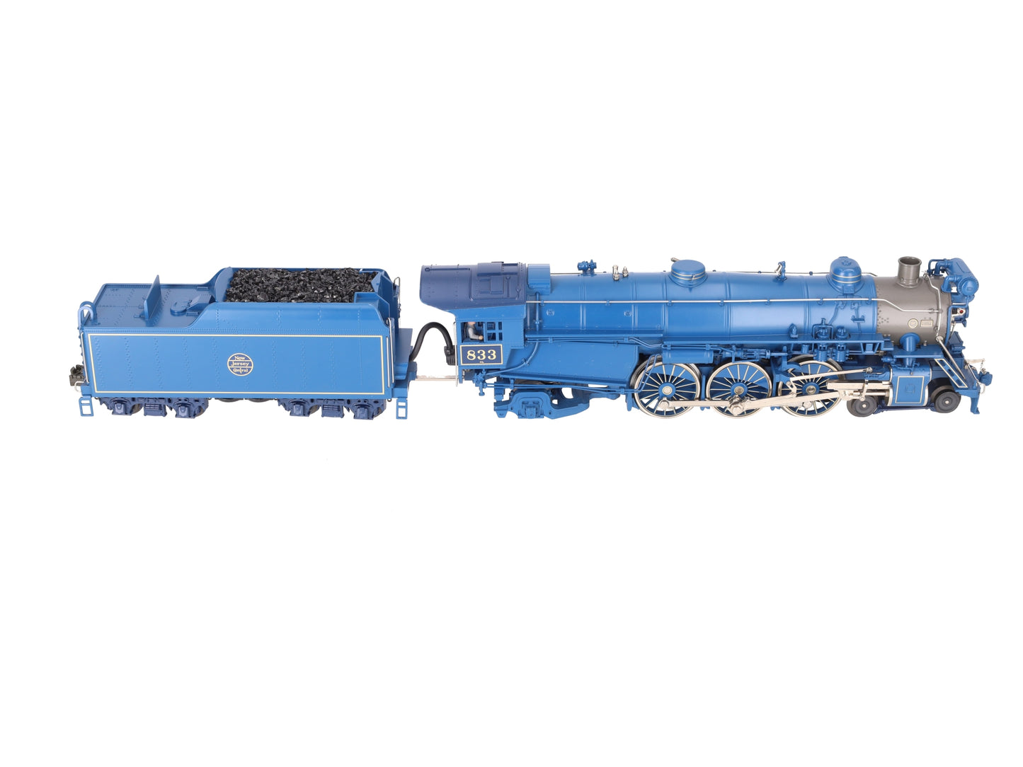MTH 20-3028-1 O Jersey Central 4-6-2 Blue Comet Steam Locomotive & Tender w/PS1 LN/Box