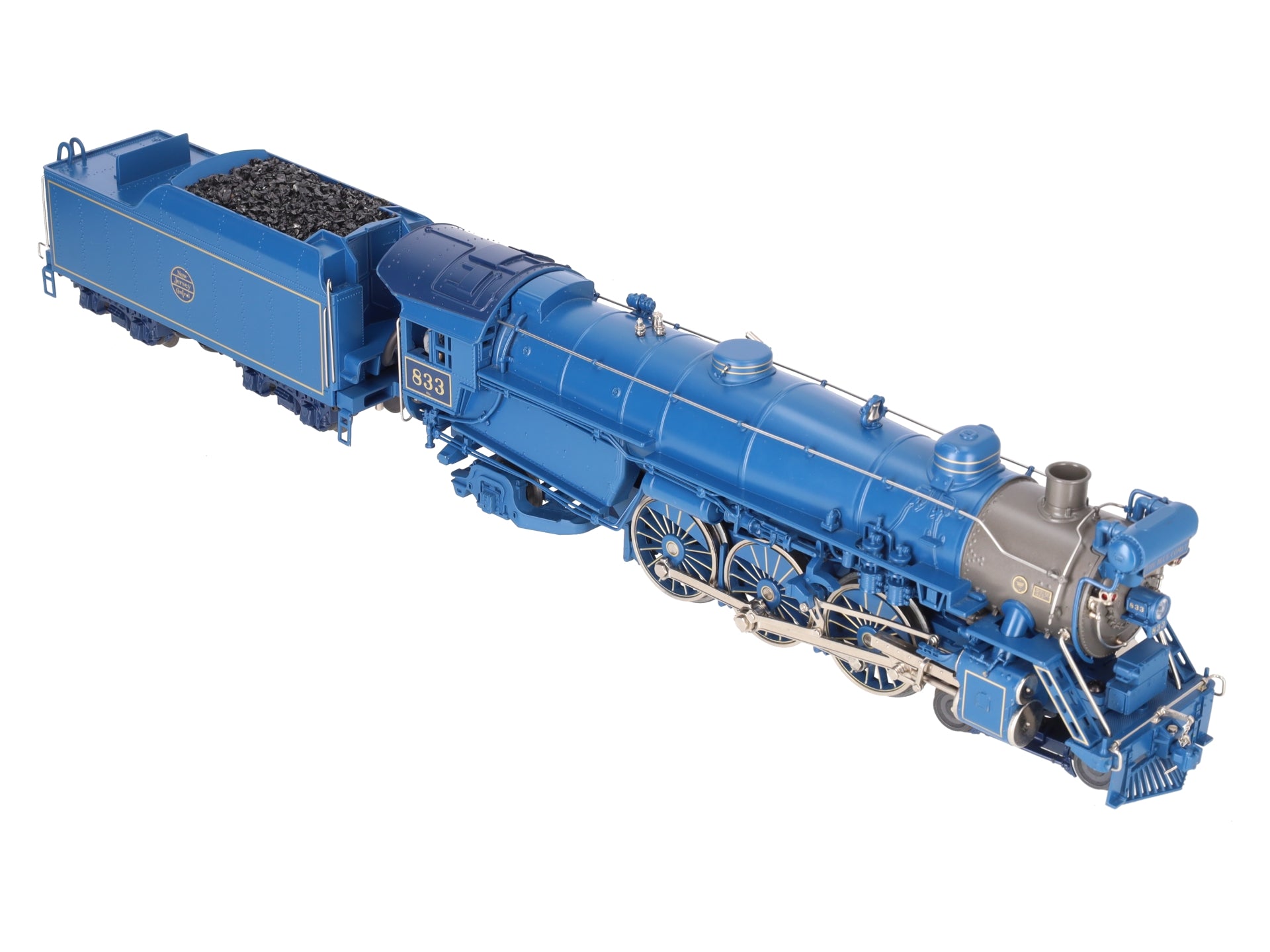 MTH 20-3028-1 O Jersey Central 4-6-2 Blue Comet Steam Locomotive & Tender w/PS1 LN/Box
