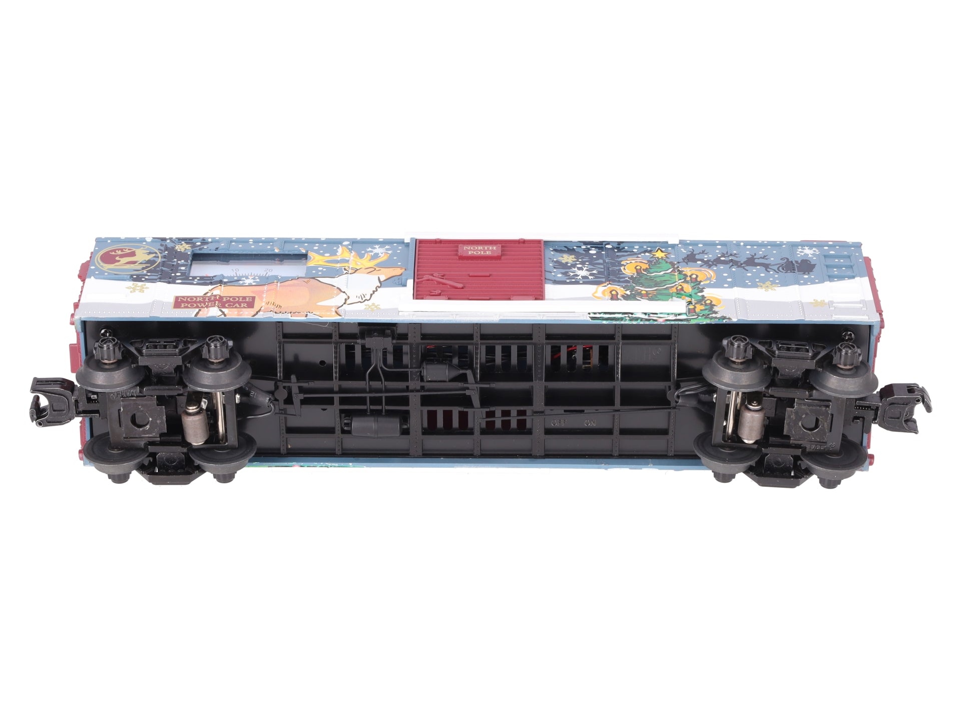 MTH 30-71032 O Gauge North Pole Boxcar w/ Power Meter LN/Box