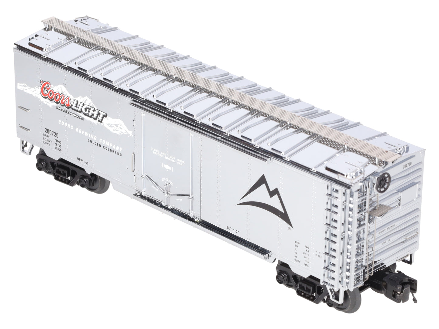 MTH 20-94124 O Coors Light Operating Refrigerator Car #200720 EX/Box