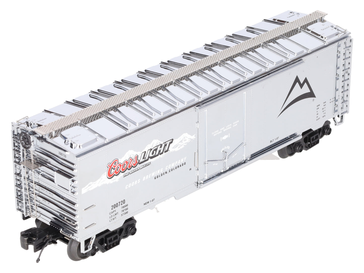 MTH 20-94124 O Coors Light Operating Refrigerator Car #200720 EX/Box