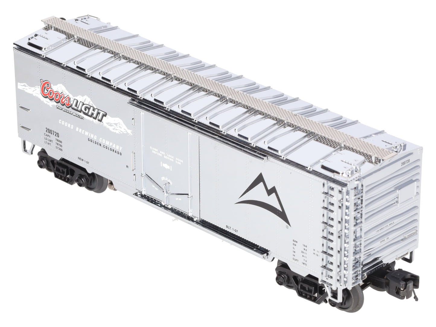 MTH 20-94124 O Coors Light Operating Refrigerator Car #200720 EX/Box