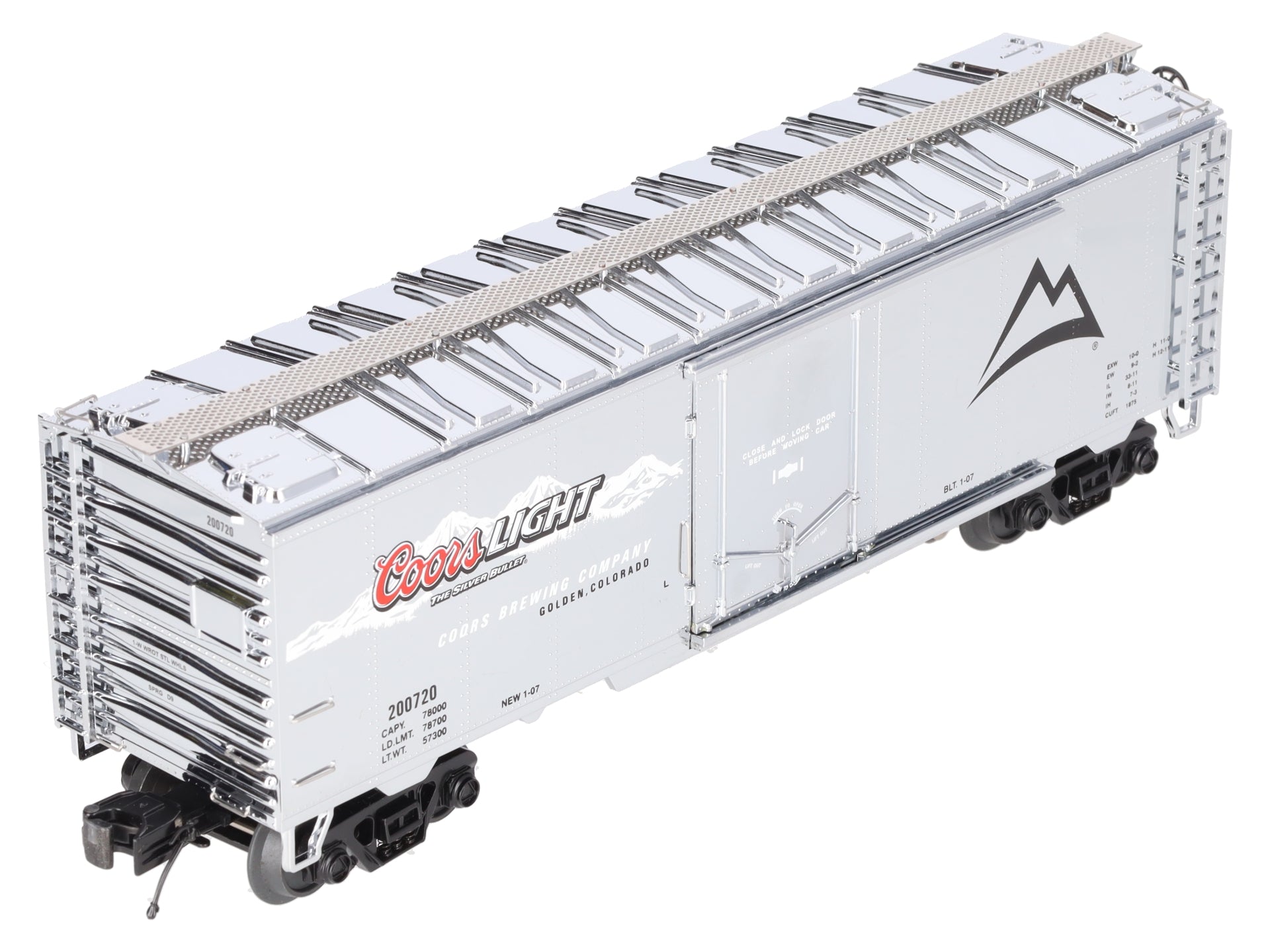 MTH 20-94124 O Coors Light Operating Refrigerator Car #200720 EX/Box