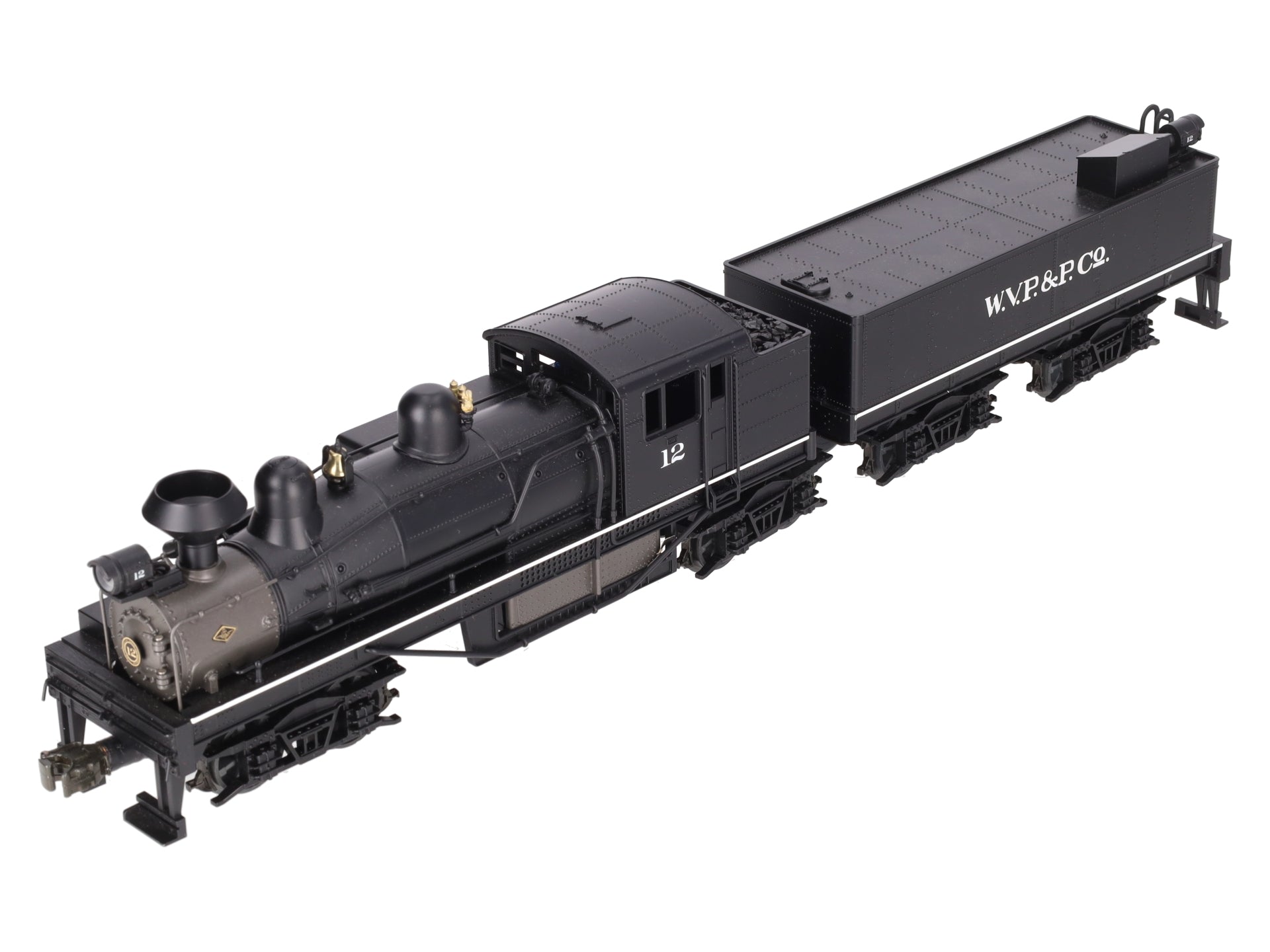 MTH 20-3023-1 O Gauge W.V.P&P Shay Steam Locomotive & Tender w/PS1 #12 LN/Box