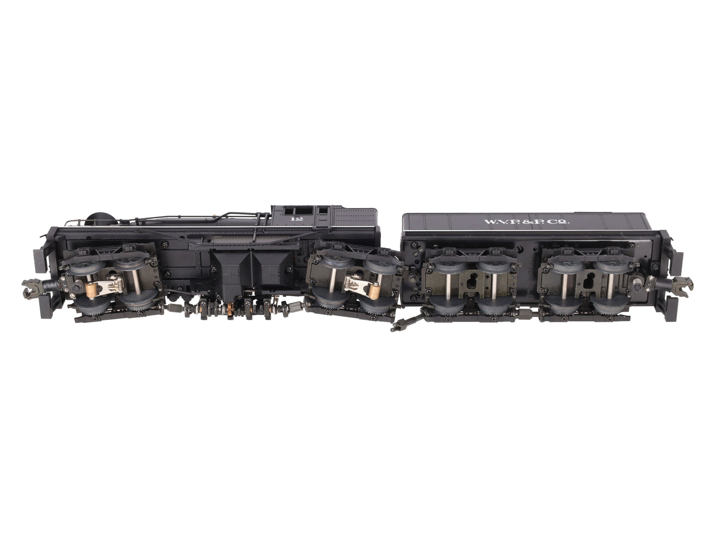 MTH 20-3023-1 O Gauge W.V.P&P Shay Steam Locomotive & Tender w/PS1 #12 LN/Box