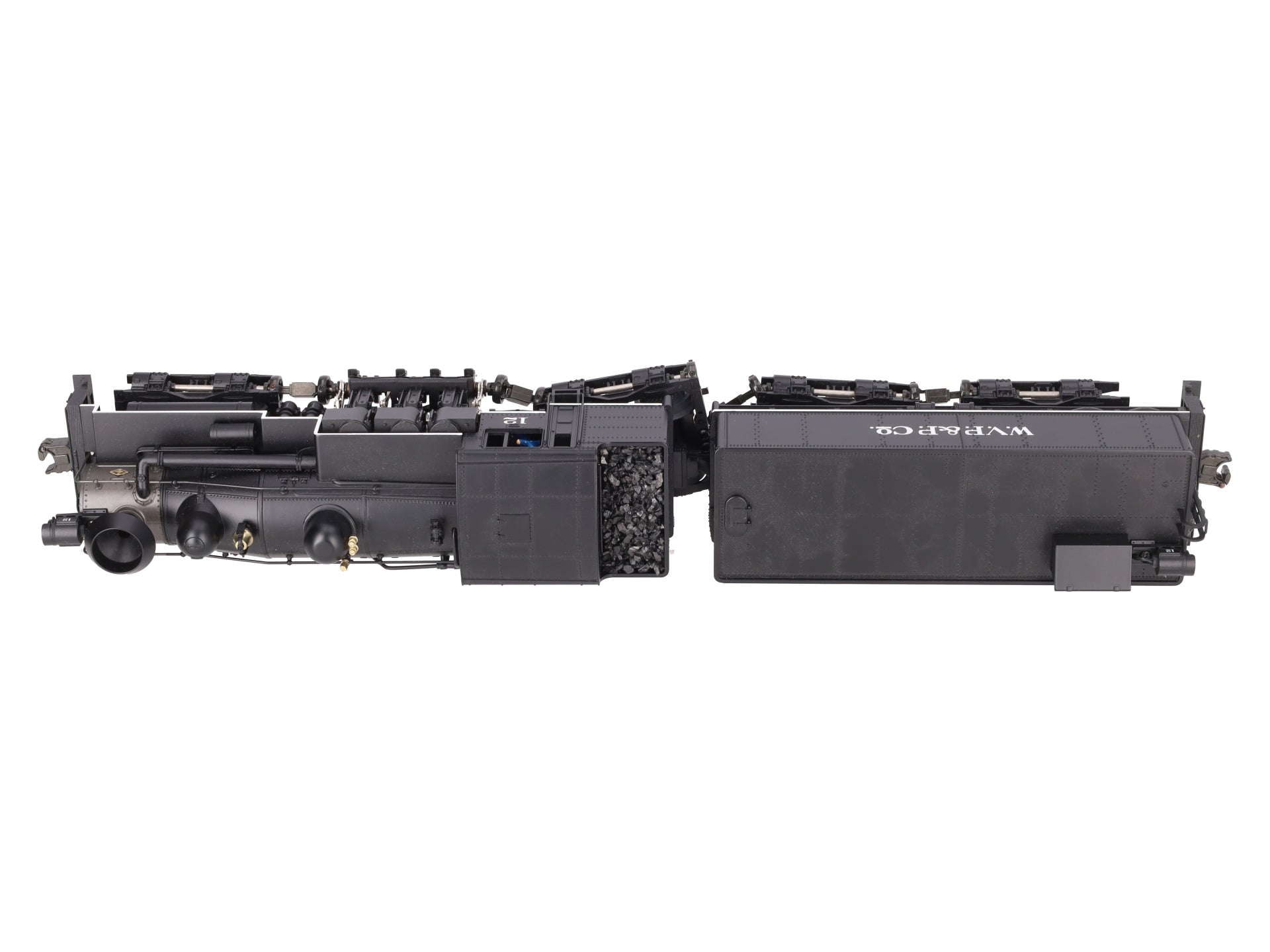 MTH 20-3023-1 O Gauge W.V.P&P Shay Steam Locomotive & Tender w/PS1 #12 LN/Box