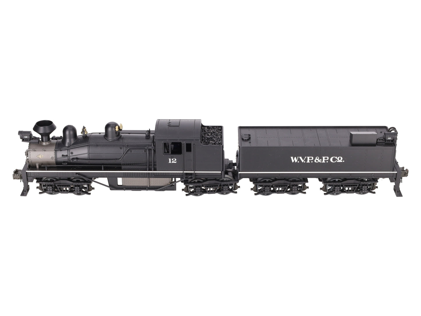 MTH 20-3023-1 O Gauge W.V.P&P Shay Steam Locomotive & Tender w/PS1 #12 LN/Box