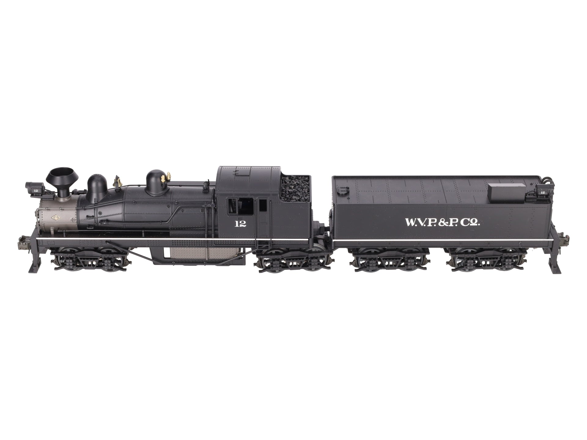 MTH 20-3023-1 O Gauge W.V.P&P Shay Steam Locomotive & Tender w/PS1 #12 LN/Box
