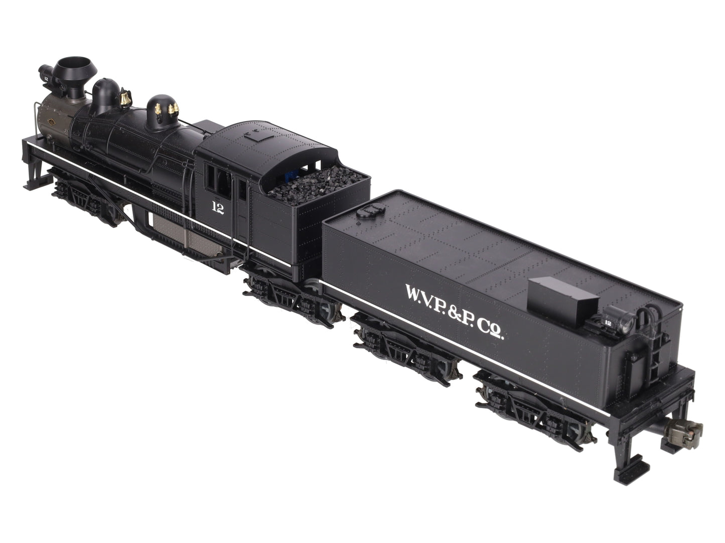 MTH 20-3023-1 O Gauge W.V.P&P Shay Steam Locomotive & Tender w/PS1 #12 LN/Box