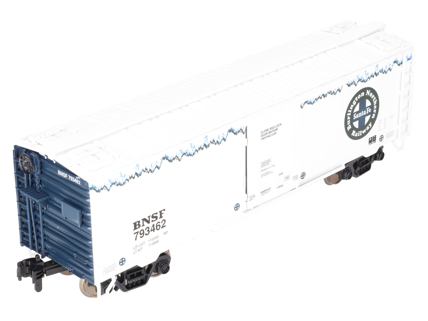 MTH 70-78044 G Scale BNSF Rail King 40' Reefer #793462 (Metal Wheels)